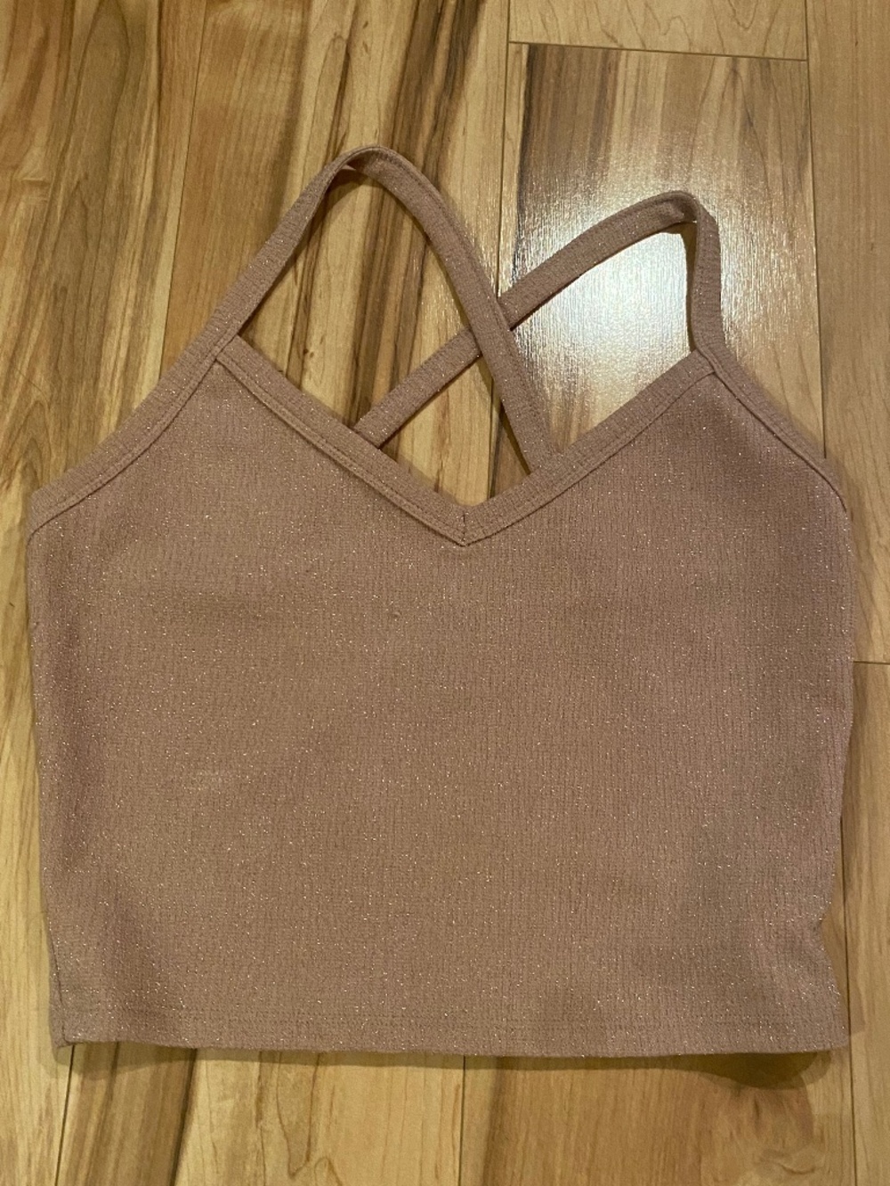 Forever 21 shimmery cropped tank—Junior’s M